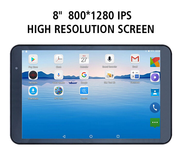 8 Inch Android Tablet LCD Touch Panel WiFi for Student Education Smart Tablet PC