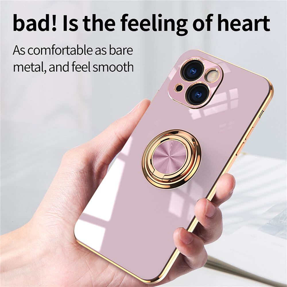 Mobile Accessories Phone Case Magnetic Suction Ring For iPhone 12 13 PRO MAX Luxury Design Phone Cover Soft Case