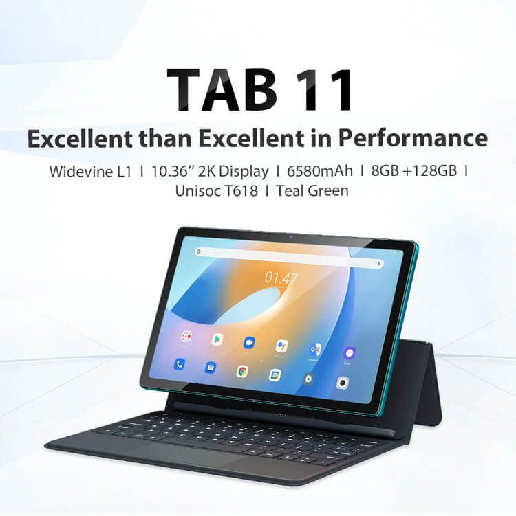 Ultra Thin 2K 10 Inch 6580mAh Game Tablets 8GB 128GB Tablette Better Than Xiaomi Mi Pad 5 Android 11 Blackview Tab 11 Tablet pc