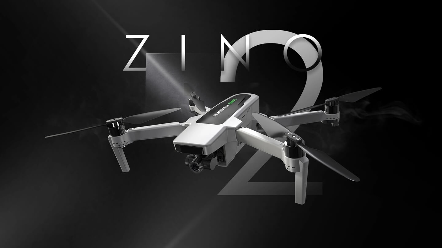 Two Batteries Hubsan Zino 2 Plus 9KM Quadcopter Drone with GPS 3-axis Gimbal 4K HD Camera RC FPV Professional Long Range Drone