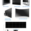 55 inch 3.5mm Advertising Tv 3x3 4X4 LCD Display Panel CCTV System Screens LCD Video Wall