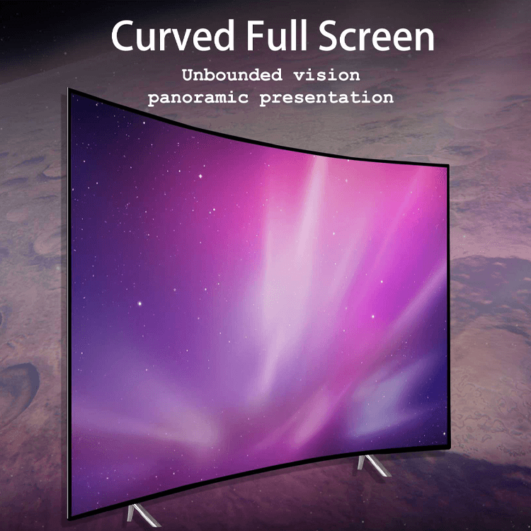 65 inch hot sale new product curved screen led tv television 4k smart tv 65"