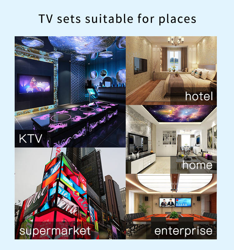 Factory 32" 40 43 50" 55 60inch Smart Android LED TV 4K Smart TV Flat Screen Televisions HDR Panel