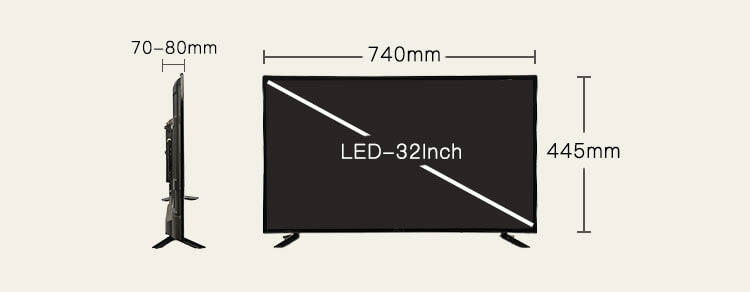 Factory 32" 40 43 50" 55 60inch Smart Android LED TV 4K Smart TV Flat Screen Televisions HDR Panel