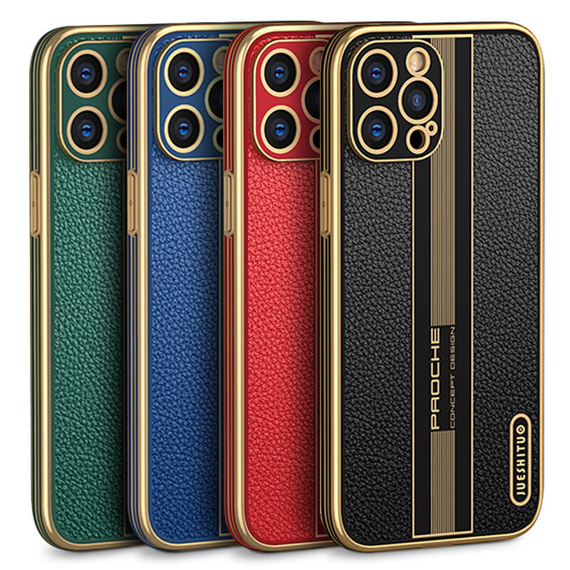 Luxury Business Shockproof Soft Silicone Black Cover PU Leather Phone Case For Iphone 13 12 Pro Max 11 Mobile Phone Cover