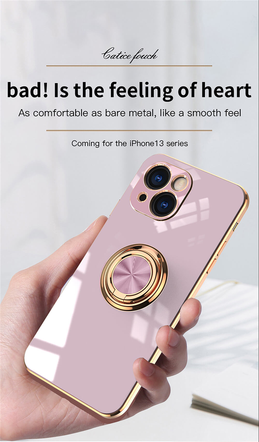 Mobile Accessories Phone Case Magnetic Suction Ring For iPhone 12 13 PRO MAX Luxury Design Phone Cover Soft Case