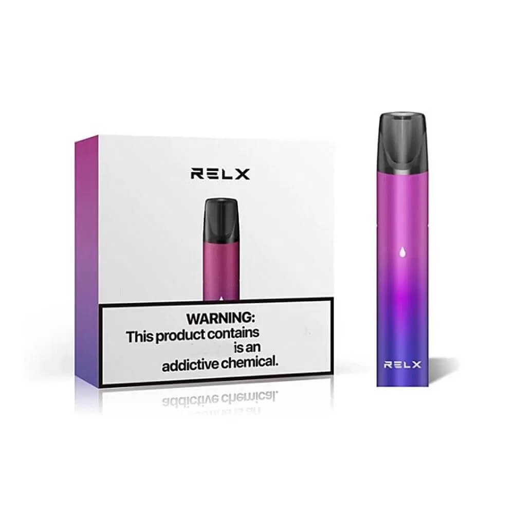 Original RELX Disposable Starter Kit 350mAh battery 2ml Prefilled Pod Cartridge Classic 200 Puffs Vape Pen 100% Authentic E-cigarettes Bar