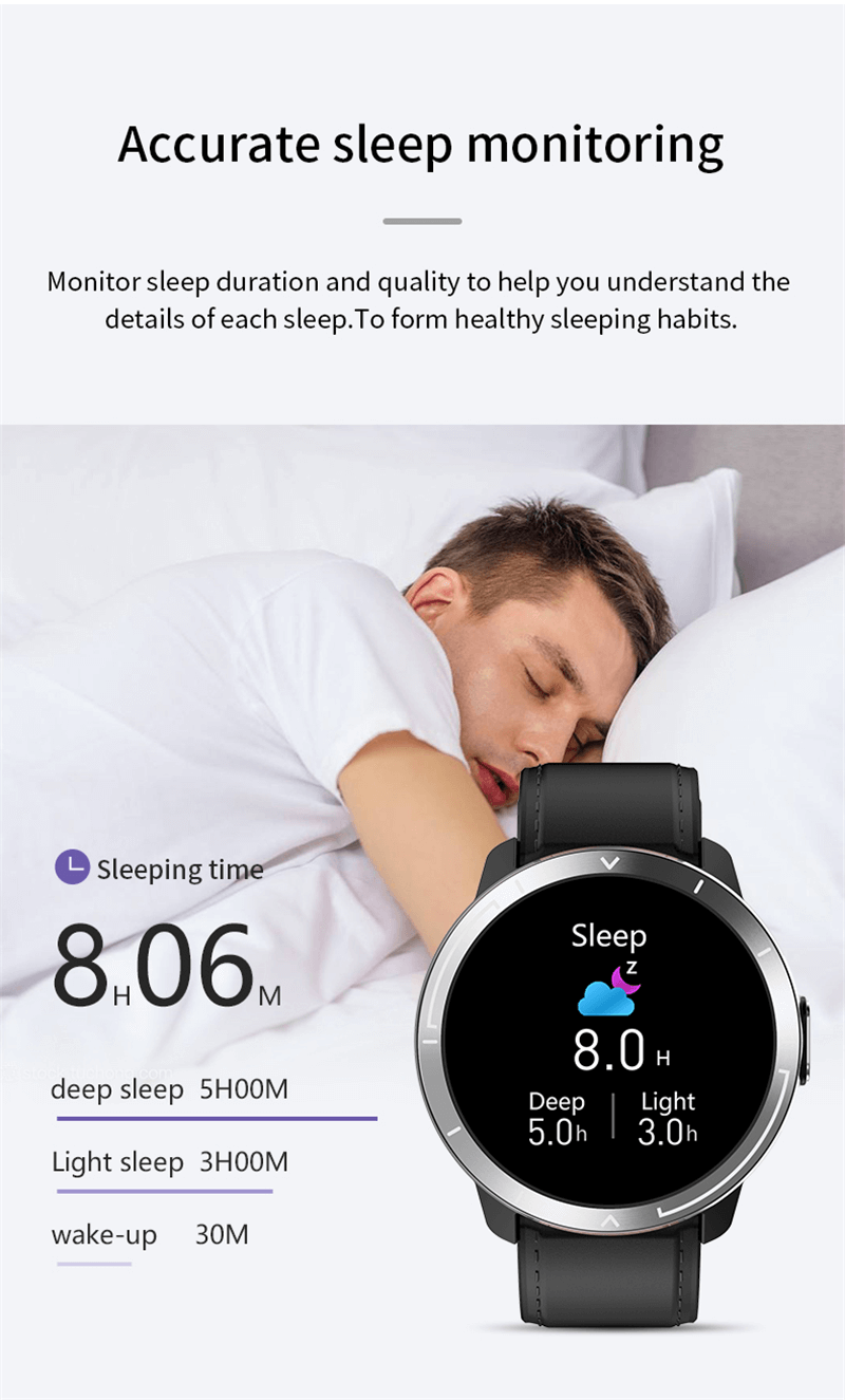 Smart Watch PPG+ECG Fitness Activity Tracker With ECG blood pressure Touch Screen