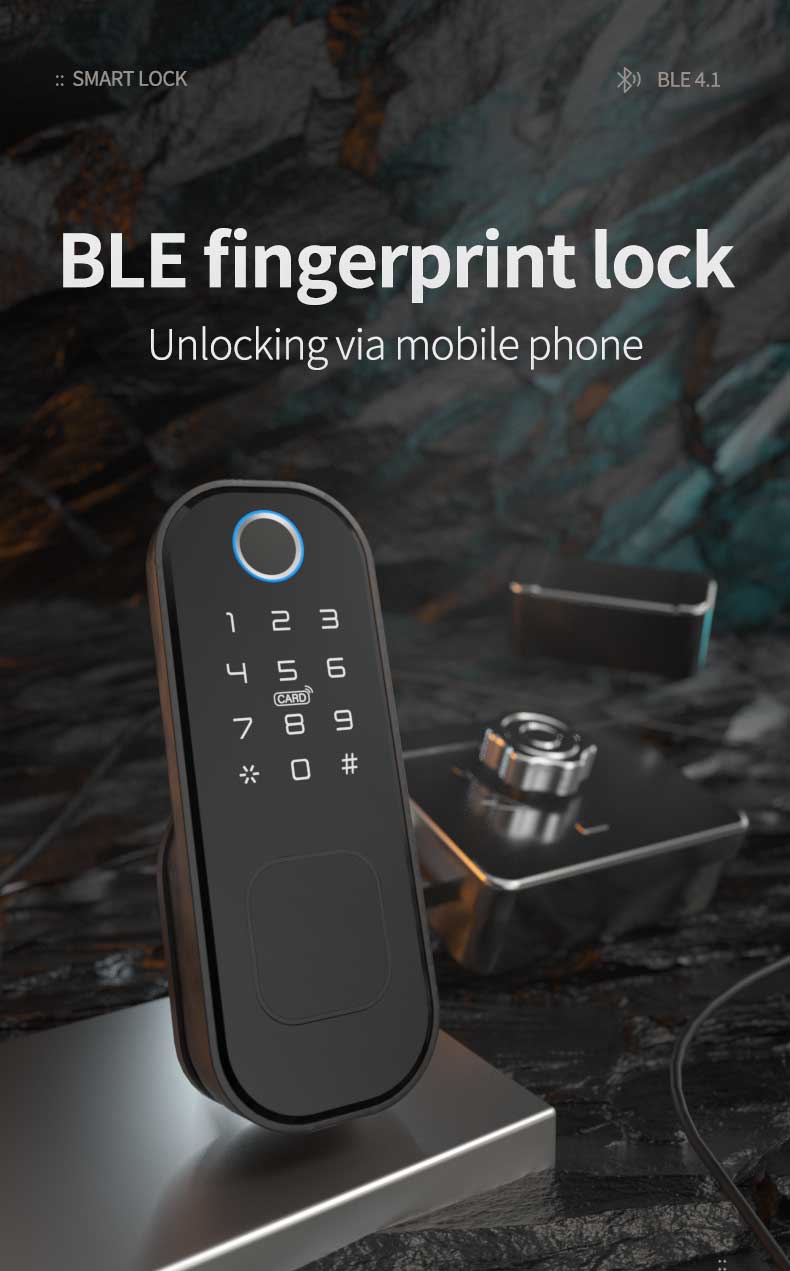Smartlife Tuya Supplies Smart Digital Fingerprint Door Lock Make Your Life More Convenient 
