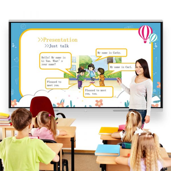 Touch Screen 95 inch 4K OPS Interactive Display Flat Panel