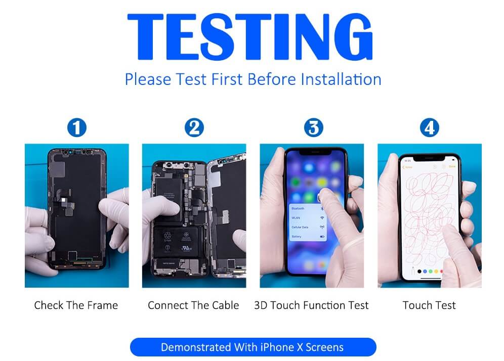 Wholesale Price LCD for iPhone11Pro Max screen Replacements with digitizer oled lcd display oem tft incell02